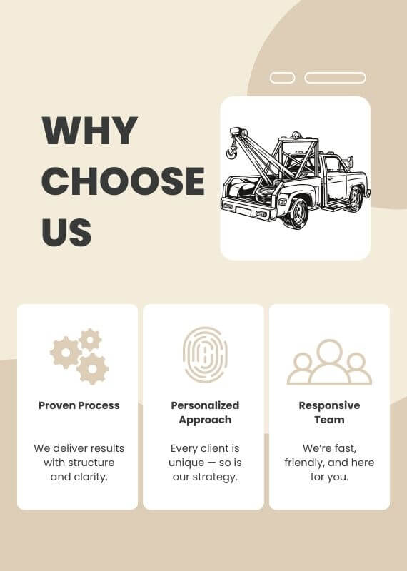 Artisan Spur Towing & Roadside offers round the clock towing, roadside assistance, jump-starts, lockouts & more — fast, friendly, and reliable service.